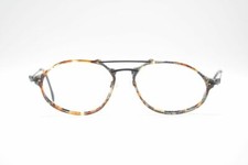 Puma PK 525 Col 632 50 18 140 Black Brown Oval Glasses Frame New