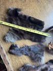 Vintage Mink Pieces Lot Headband Mink Feet Collars — photo 3