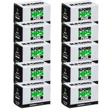 10 Rolls Ilford HP5 Plus ISO 400 36 Exposure 35mm Black and White Film