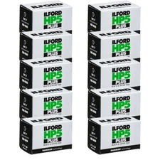 10 Rolls Ilford HP5 Plus ISO 400 36 Exposure 35mm Black and White Film