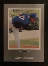 50) JAVY GUERRA Washington Nationals 2004 *SILVER* Baseball Rookie Card RC LOT