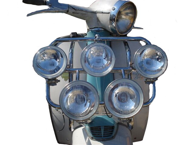 Lambretta/Vespa/Royal Alloy Mod Kit Includes RACK and Clear