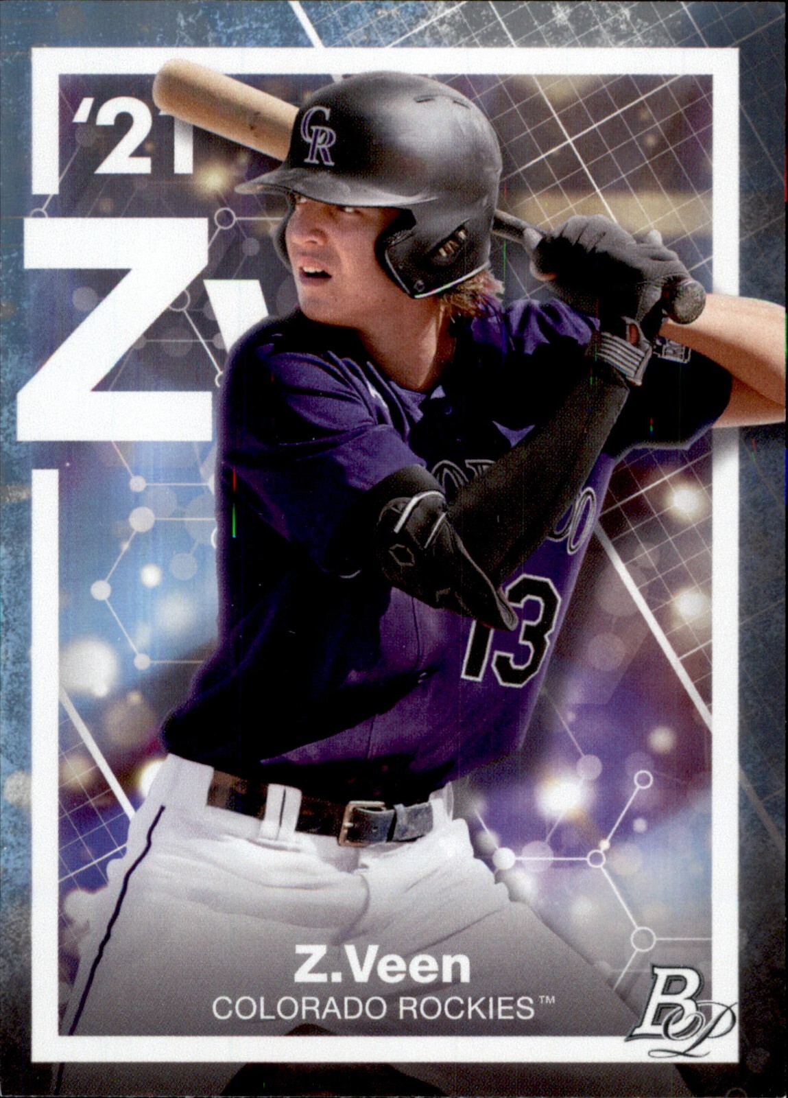 2021 Bowman Platinum - Precious Elements Zac Veen #PE-6 (RC)