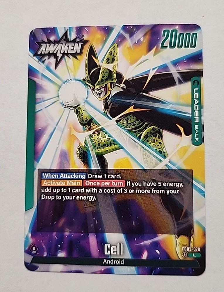 ✨Cell Leader L FB02-070 Dragon Ball Fusion World Card | eBay ✨Cell Leader L FB02-070 Dragon Ball Fusion World Card | eBay