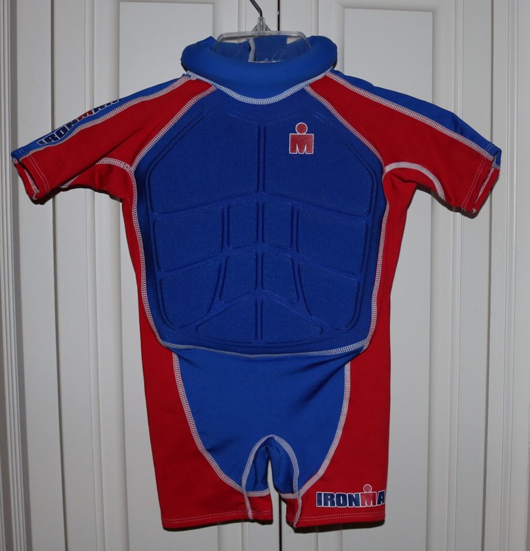 Kids Ironman Blue/Red Wetsuit - Size Small - 27-40 lbs. - Watersports Surfing