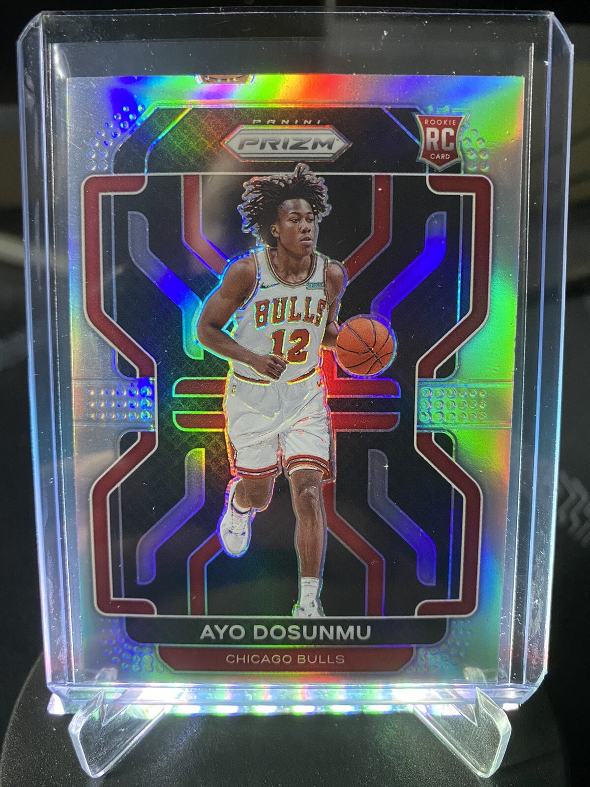 2021-22 PANINI PRIZM AYO DOSUNMU RC SILVER #271 CHICAGO BULLS (See Picture)