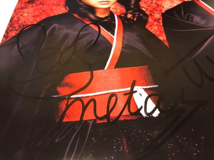 BABYMETAL Megitsune Signed B3 Poster su-metal yui-metal moa