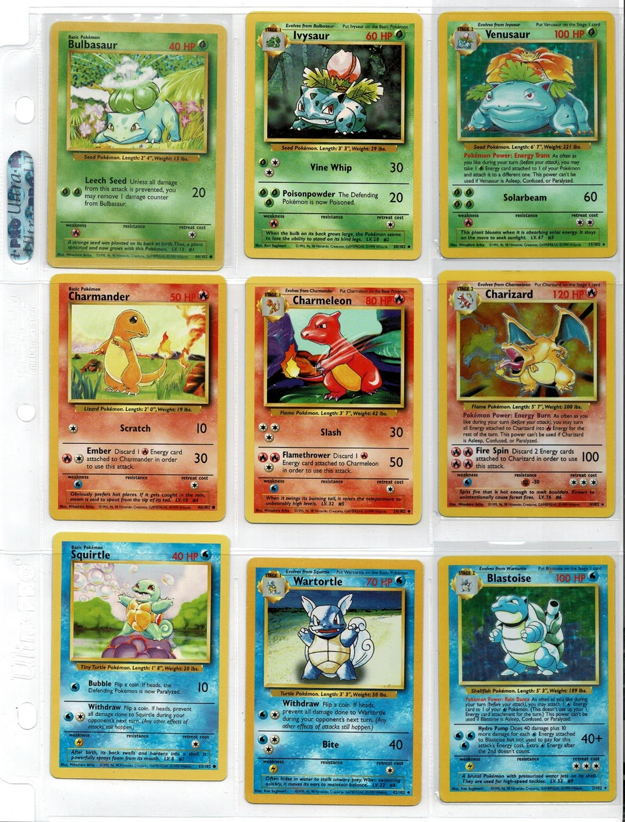 Pokemon Card 1st COMPLETE SET of ORIGINAL 151/150 (Base, Jungle, and Fossil  Set)