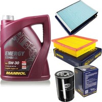 Sct Inspektionspaket 5L Mannol Energy Combi Ll 5W-30 FüR Vw Golf Iv Cabriolet