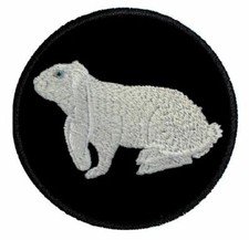 Rabbit English رام أبيض أزرق Eye ... Patch Patch 8cm (2045)