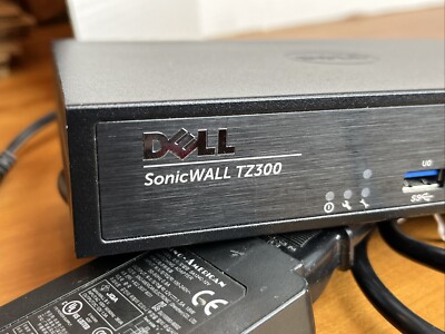 Dell SonicWall TZ300 W 5 Port Network Security Firewall Appliance APL28-0B4