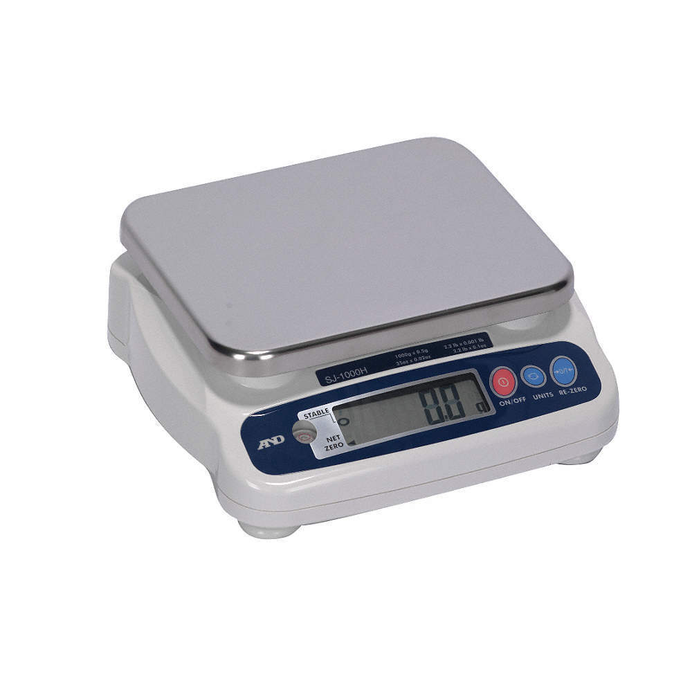 A&D WEIGHING SJ-5001HS General Prps Scale,SS Pltfrom,5000g Cap.