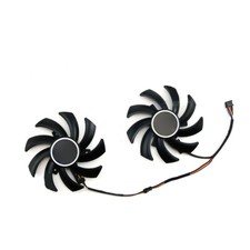 4Pin For POWERCOLOR RX5600XT 5700 6600 6600XT 6700 Graphics Card Cooling Fan