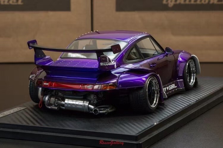 SUPER RARE* Ignition Model 1/18 RWB 993 Purple Metallic Porsche