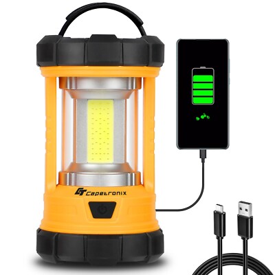 Camping Lantern, 3200LM Bright Camping Lights, 4600mAh Power Bank