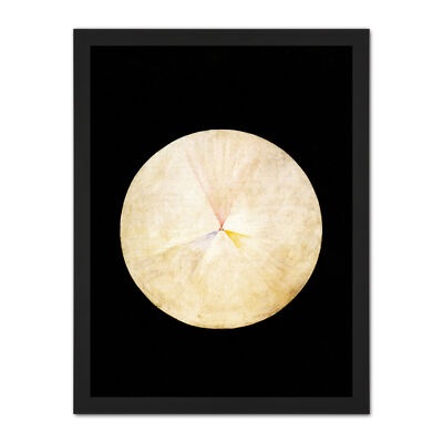 Abstract Circle Hilma Af Klint No 14 Swan Framed Wall Art Print 18X24 In