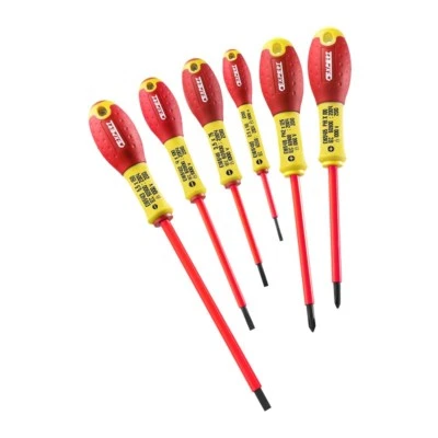 6pc insulated screwdriver set Britool expert by facom E160910 phillips slotted