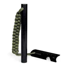 HUGE 5 x 1/2" FERRO ROD Fire Starter Survival Striker Flint + Emergency Paracord