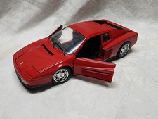 Hotwheels 1993 Mattel 1:18 Ferrari Testarossa Red Car 10" Die Cast