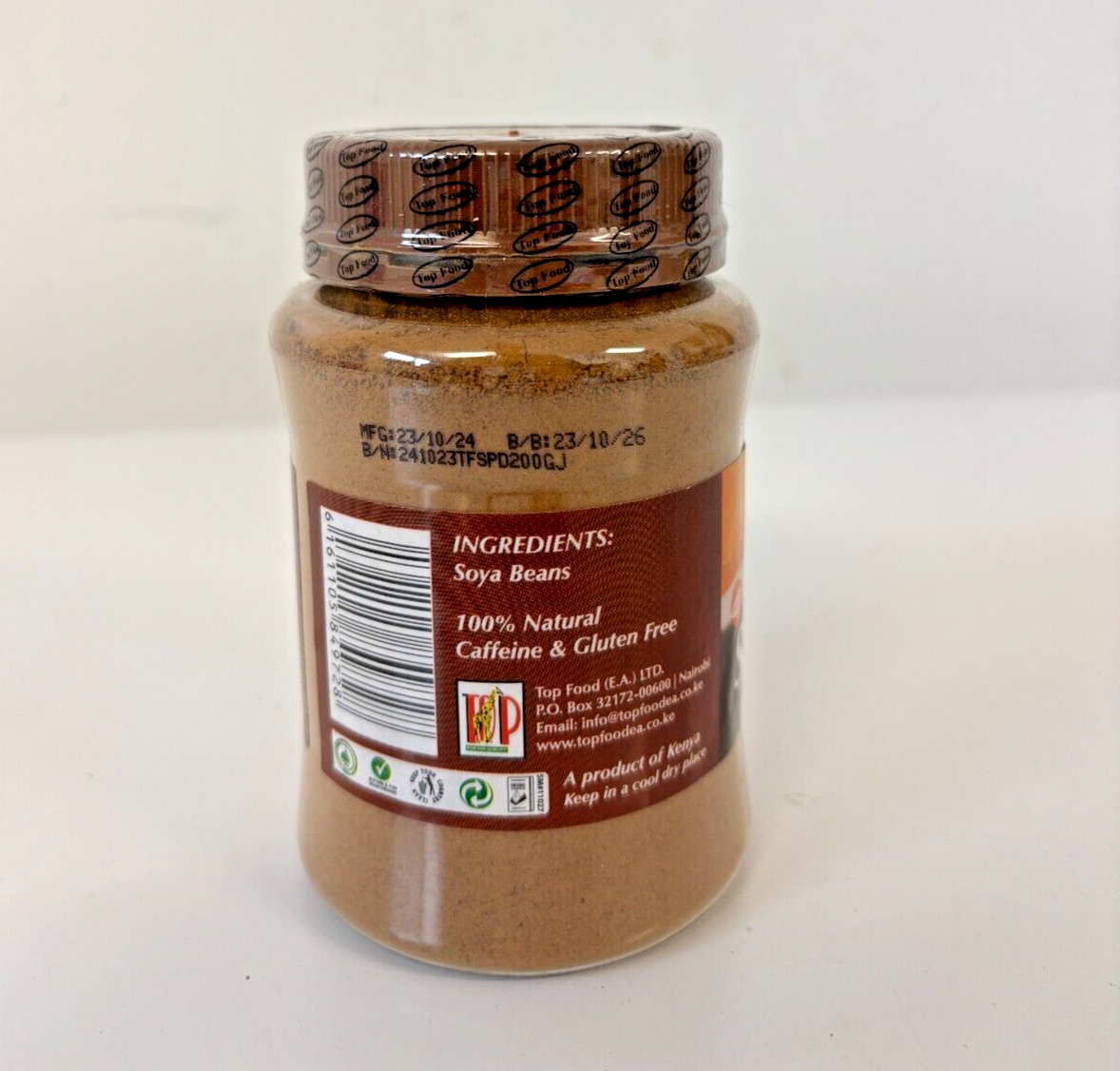 Soya Drink Net Wt. 200 gm, 100% Top Natural Caffeine & Gluten Free