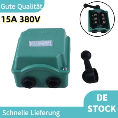 3 Phasen Hauptschalter Drehschalter Trennschalter Starkstrom 15A 380V DE
