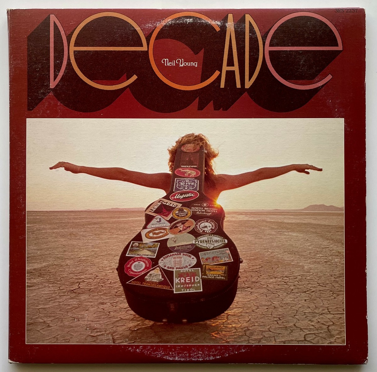 ORIGINAL Vtg 1977 NEIL YOUNG Album DECADE Record 1ST PRESS