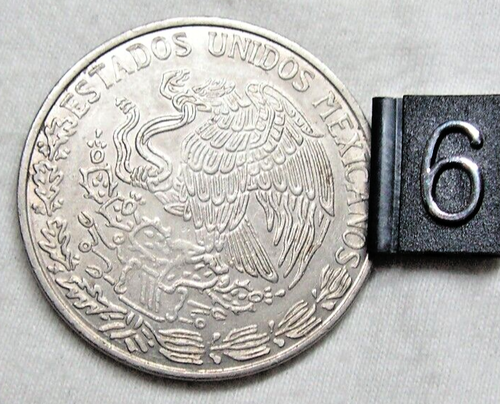 1 PESO ERROR COIN JOSE MORELOS 198 NOT DATE FROM MEXICO. R - 第 3/3 張圖片