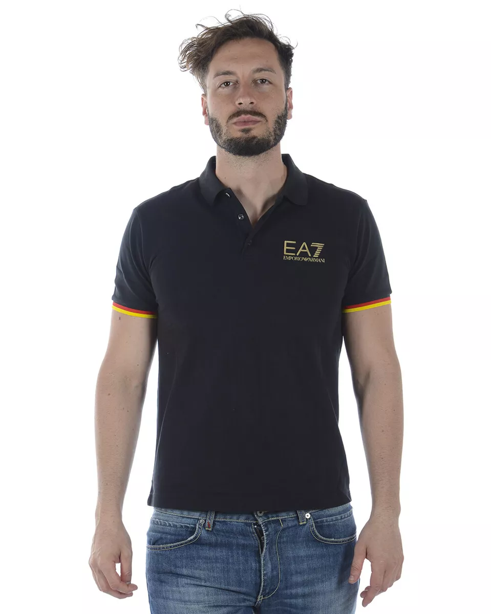 Ea7 polo shirt best sale mens