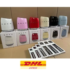 SMEG 7-Piece knife Block set stainless steel Multicolor NEW-  FAST SHIPPING DHL