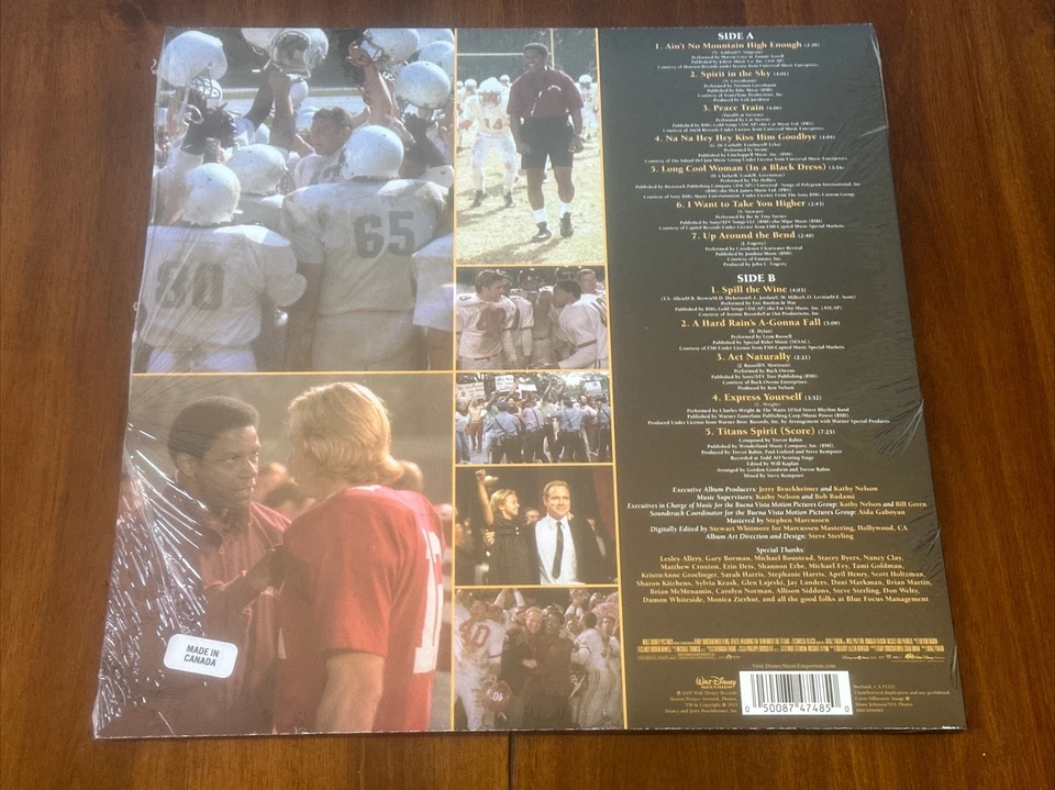 Remember The Titans Original Motion Picture Soundtrack Exclusive Caramel Vinyl - Image 2 of 2
