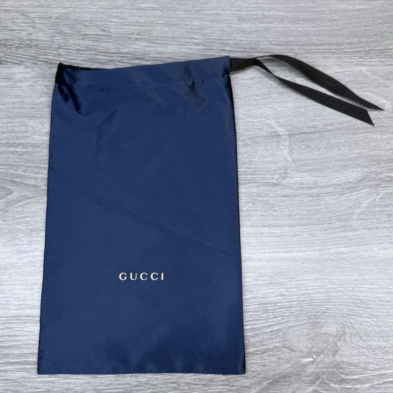 GUCCI Sac à poussière bleu foncé pochette de transport pour lunettes lunettes lunettes de soleil accessoires