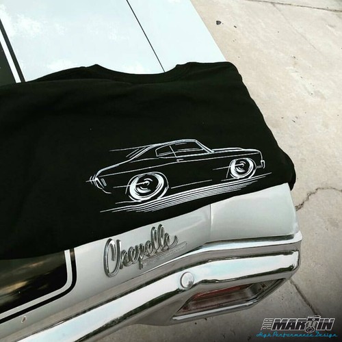 T-shirt Chevy Nova 1968 1969 1970 1971 1972 Chevrolet SS V8 68 69 70 71 72 - Picture 5 of 24