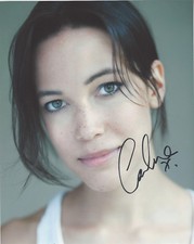 ACTRESS CAROLINE FORD SIGNED AUTHENTIC 8X10 PHOTO w/COA FREE REIN CARNIVAL ROW