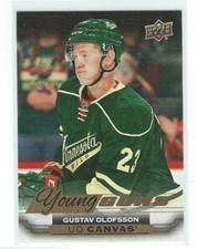 GUSTAV OLOFSSON 15-16 UPPER DECK YOUNG GUNS CANVAS C235
