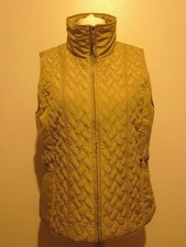Tigi Womens Woodland Quilted Gilet Bodywarmer Size 10/12 Uk Bnwt Rrp £36.50 Pear