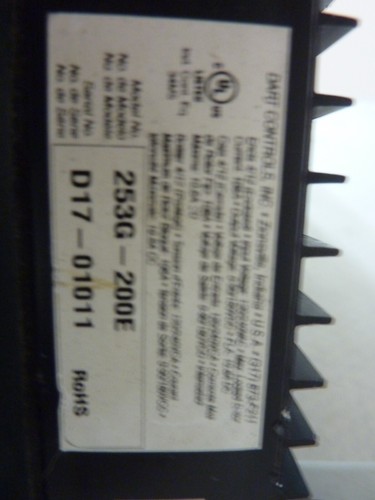 DART 250-SER DC MOTOR SPEED CONTROL 253G-200E W/ABB MOTOR CONTROLLER EOT32(3088) - Picture 6 of 6