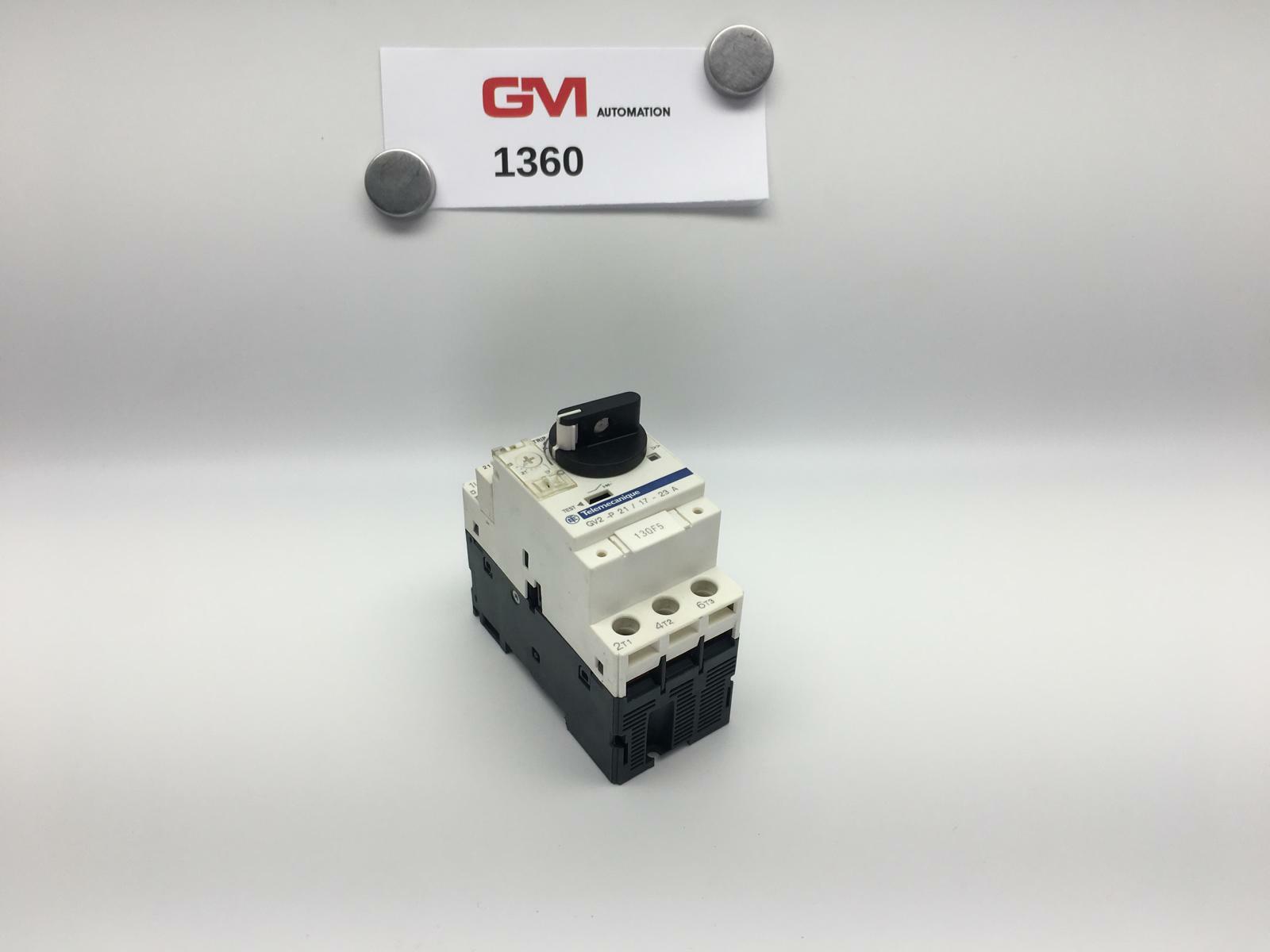 Telemecanique Motor Circuit Breaker GV2P21 Relay GV2P21/17-23A