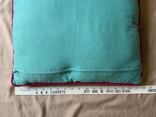 Karma Living Throw Pillow Embroidered Dog - Picture 11 of 12