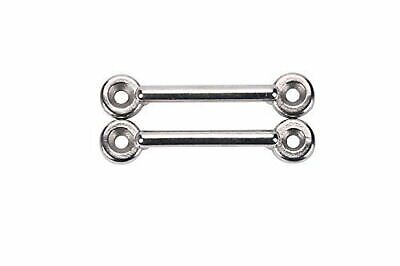 Amarine-Made Stainless Steel Footman Loop Tie Downs – 4/6/8/10/12-Pack For Bimini Tops, Kayak Sails, Boat Covers