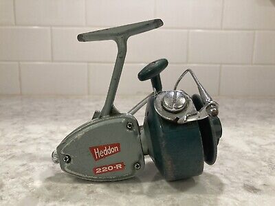 Vintage Heddon 220-R Metal Spinning Reel Made in Japan Used Vintage Heddon 220-R Metal Spinning Reel Made in Japan Used