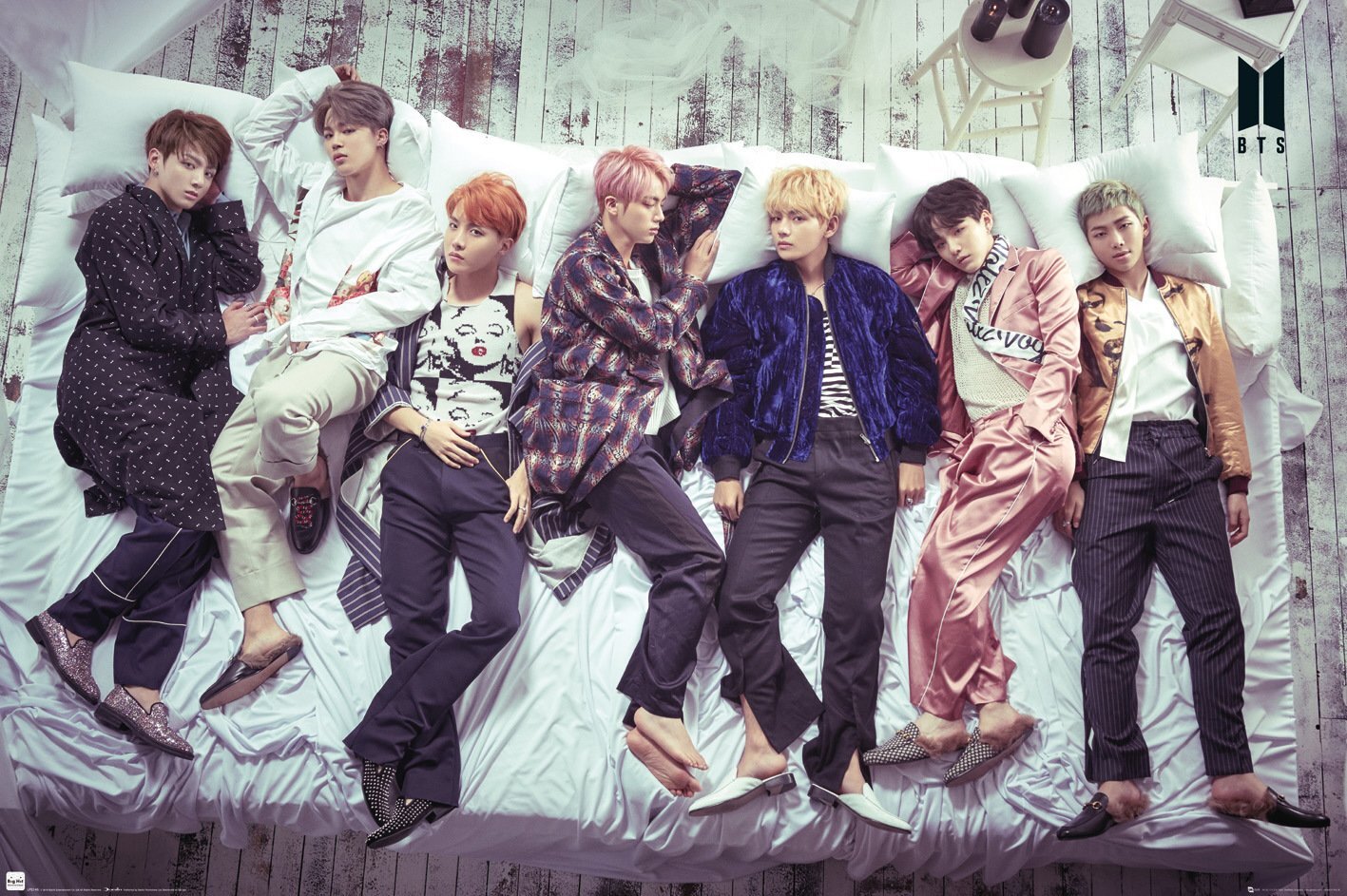Merchandising Bts: Gb Eye - Group Bed (Poster 91,5X61 Cm)