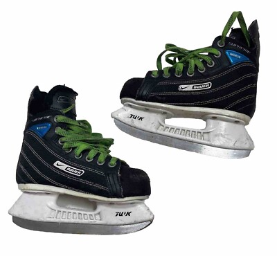 Bauer Nike Supreme [ YTH 12 D ] Enforcer Ice Hockey Player Skates Youth Used