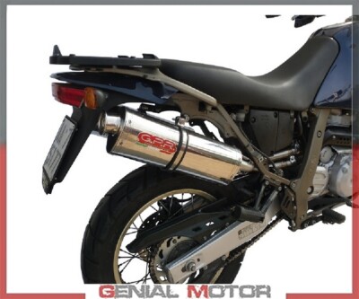 2 Exhaust Mufflers GPR TRIOVAL Approved APRILIA PEGASO STRADA 650 2005 > 2009