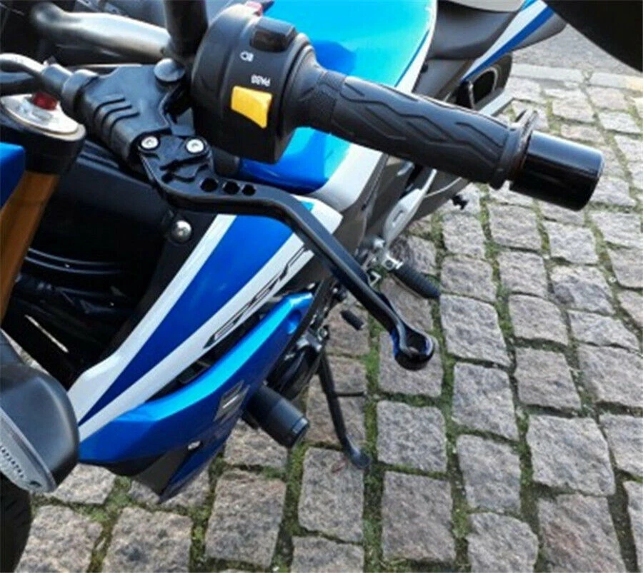 黑色铝制制动离合器杆手柄握把套件适用于摩托车滑板车 — 第 3/4 张图片