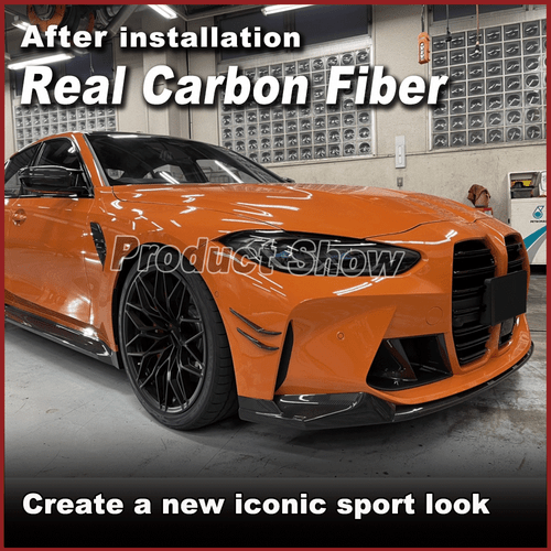 Carbon Frontlippe Lufteinlass Entlüftung Passt für BMW G80 M3 G82 M4 2021+2024 - Bild 3 von 12