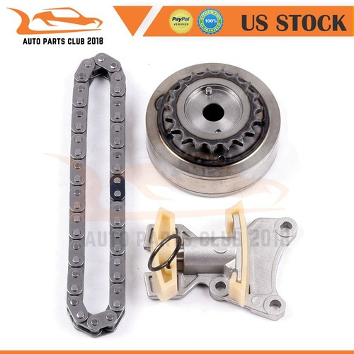 Camshaft Adjuster +Timing Chain +Tensioner For VW GTI Golf AUDI A3 A4 2