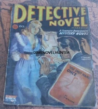 DETECTIVE NOVEL MAGAZINE 10 1945 H W RODEN PULP MAGAZINE