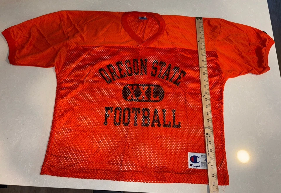 Camiseta de práctica de malla naranja Champion de colección talla 44 Foto 3 de 4