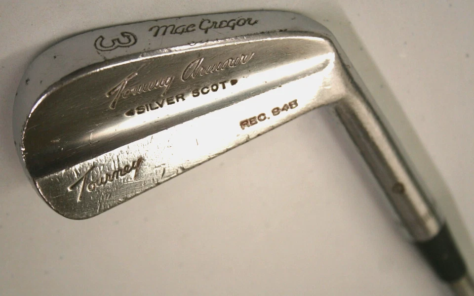 MacGregor Tourney Silver Scot REG.945 Tommy Armour 2, 3 , 5 & 9 incomplete irons - Image 4 of 4