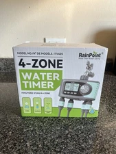 RainPoint  4-Zone Digital Water Timer, Automatic Irrigation Controller ITV405